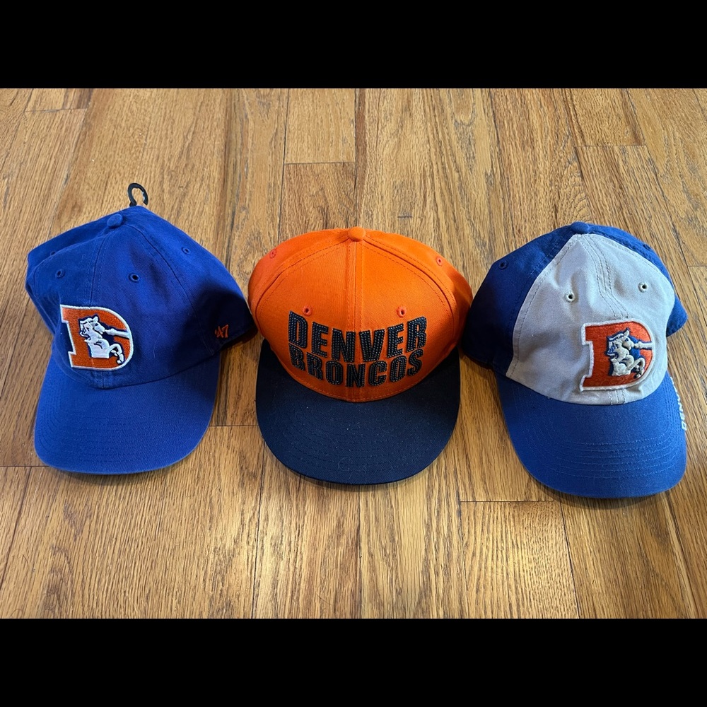 Denver Bronco Baseball Hats